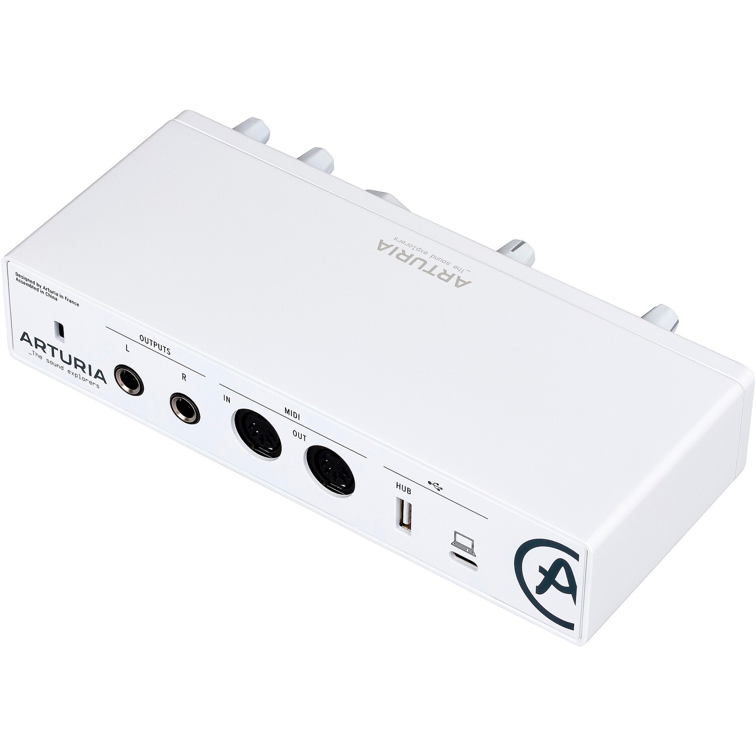 картинка USB-аудиоинтерфейс Arturia MiniFuse 2, белый от магазина Одежда+
