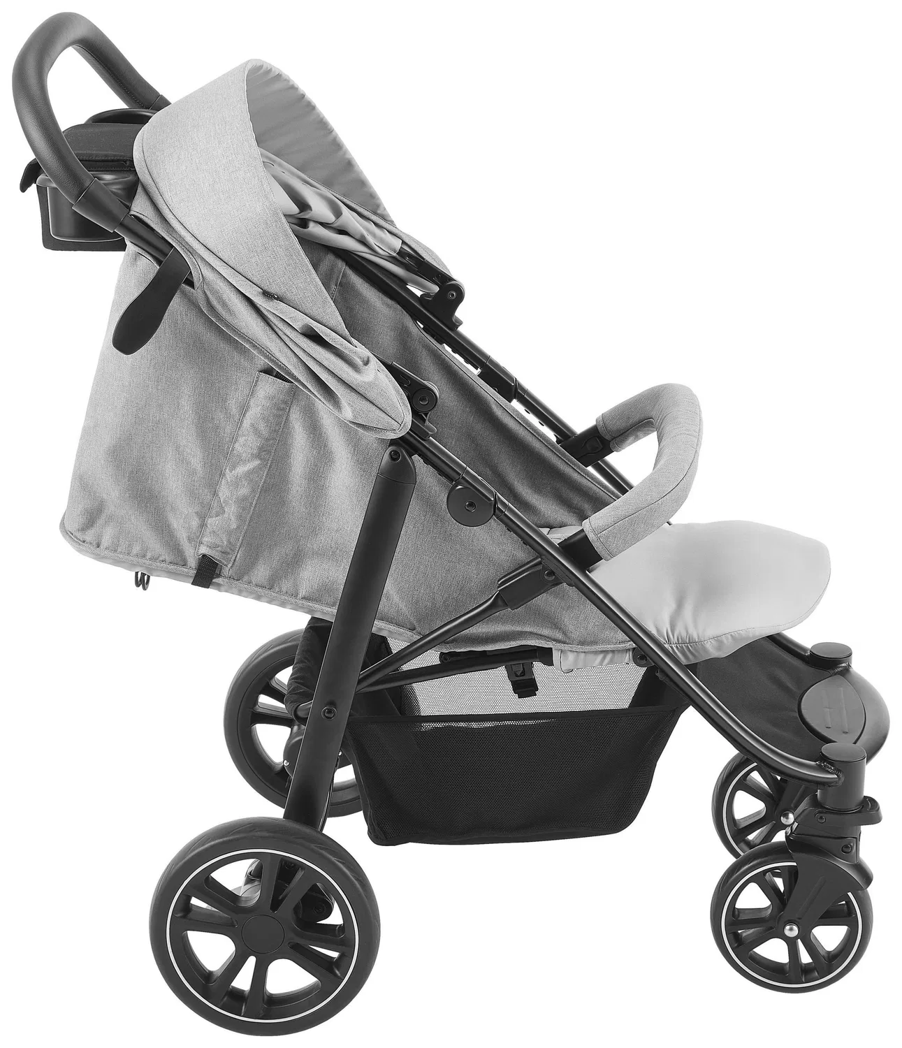 картинка Прогулочная коляска buggy eezefold dlx lunar Graco, серый от магазина Одежда+