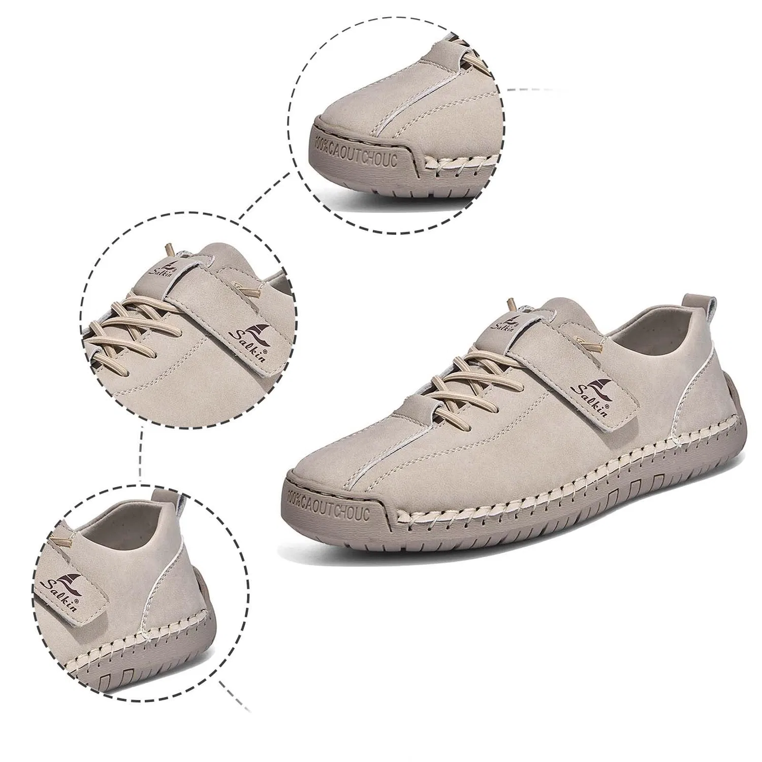 картинка Женские мокасины классические, Beige от магазина Одежда+
