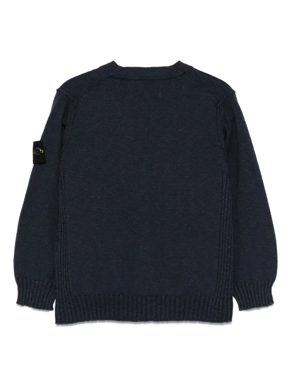 картинка Кардиган с нашивкой Compass Stone Island Junior, синий от магазина Одежда+