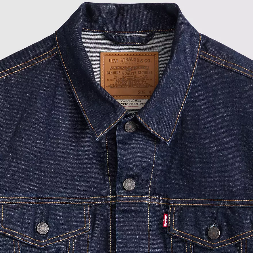 картинка Джинсовая куртка Levi's Trucker, темно-синий от магазина Одежда+