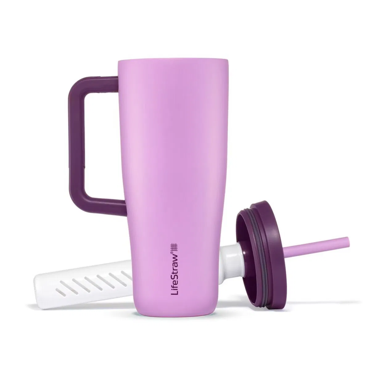 картинка Термокружка из нержавеющей стали с фильтром Lifestraw, Acai от магазина Одежда+