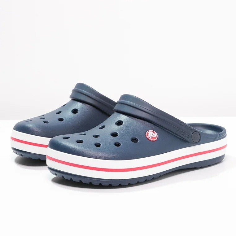 картинка Сабо Crocs Crocband, темно-синий/белый/красный от магазина Одежда+