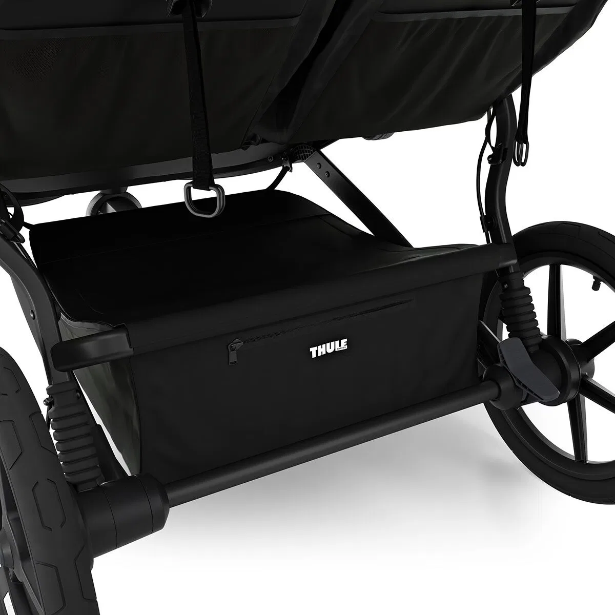 картинка Детская коляска-вездеход двойная Thule, черный от магазина Одежда+