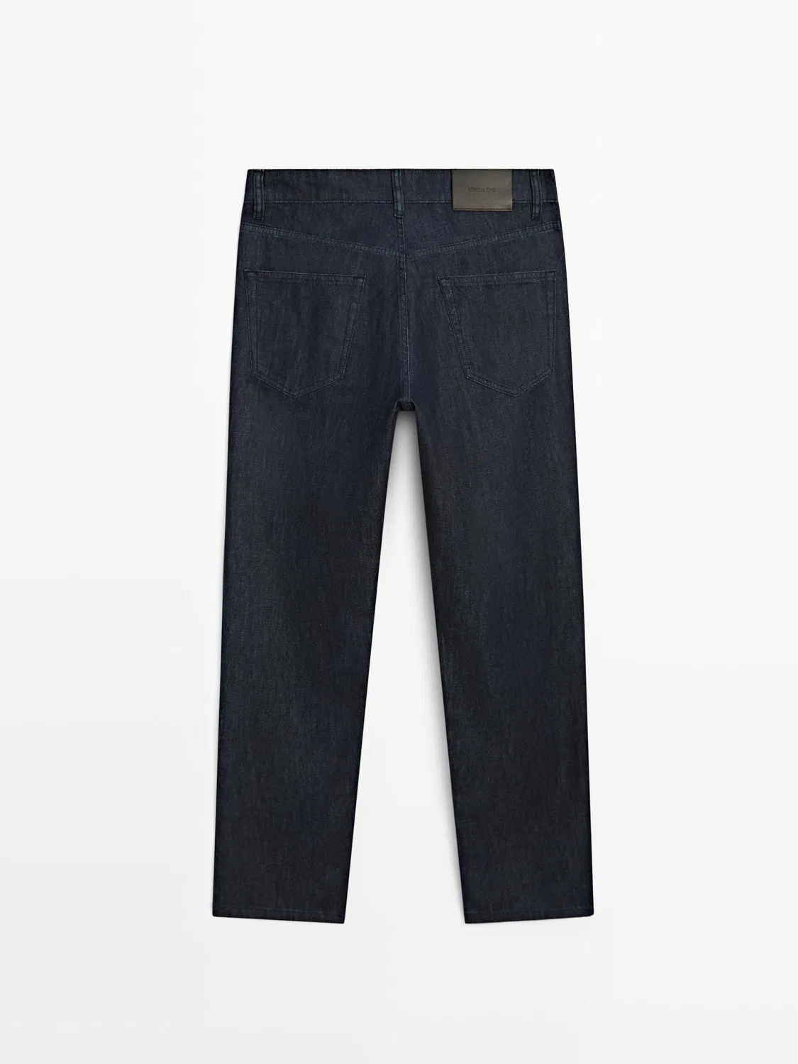 картинка Джинсы Massimo Dutti Lightweight Tapered Fit, темно-синий от магазина Одежда+