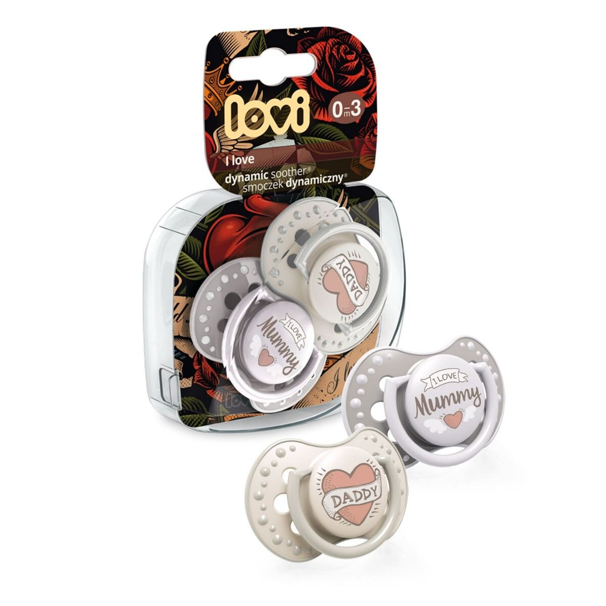 картинка Детская соска Lovi I Love 0-3m, 2 шт от магазина Одежда+