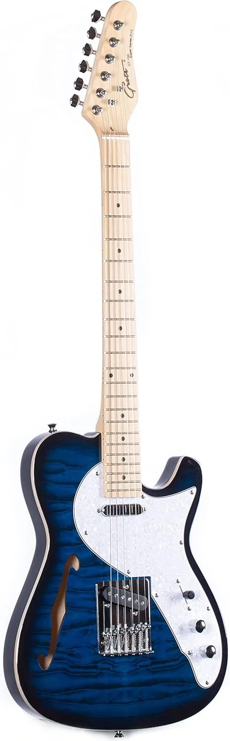 картинка Электрогитара полуакустическая Grote Telecaster, Blue от магазина Одежда+