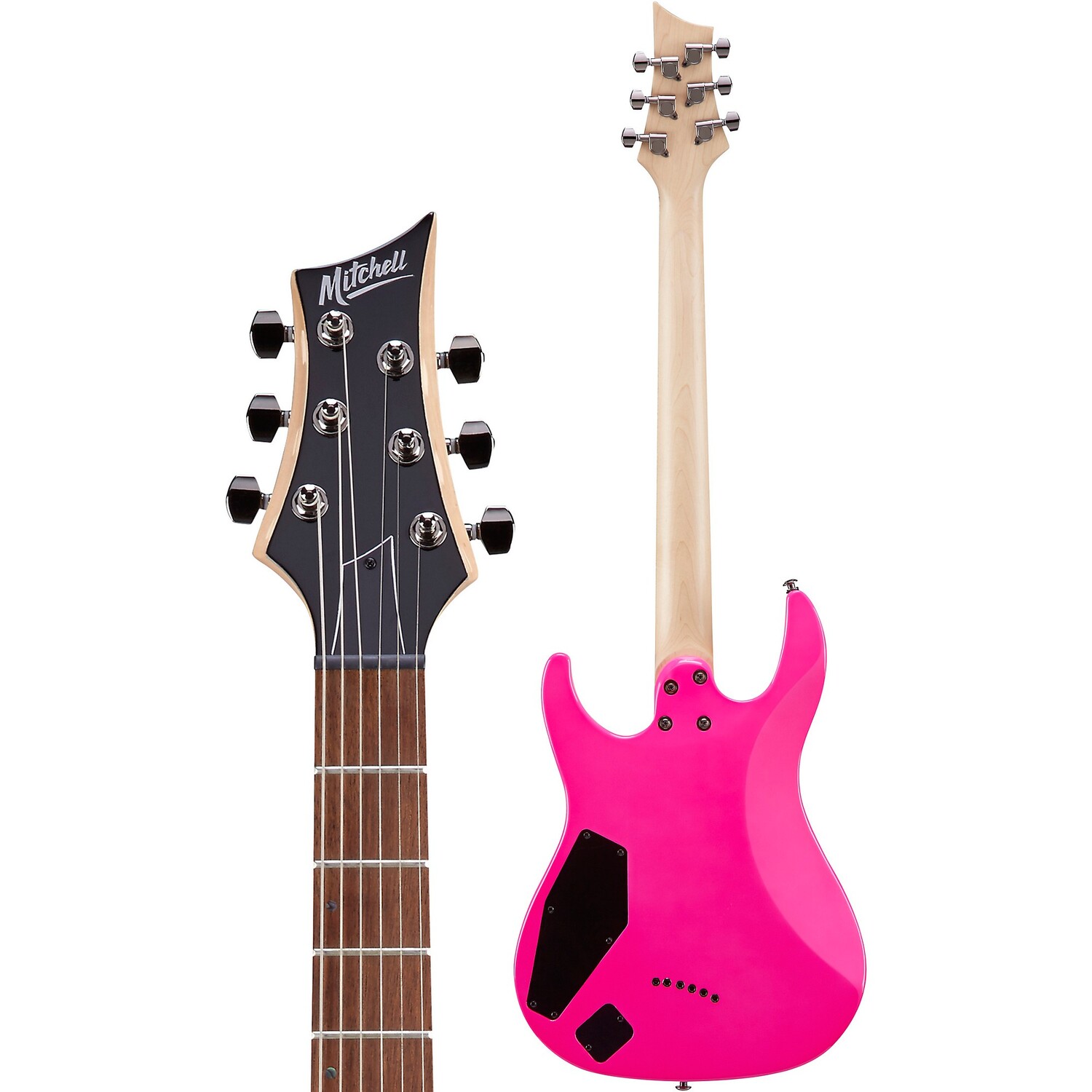 картинка Электрогитара Mitchell MD200 с двойным вырезом Electric Pink от магазина Одежда+