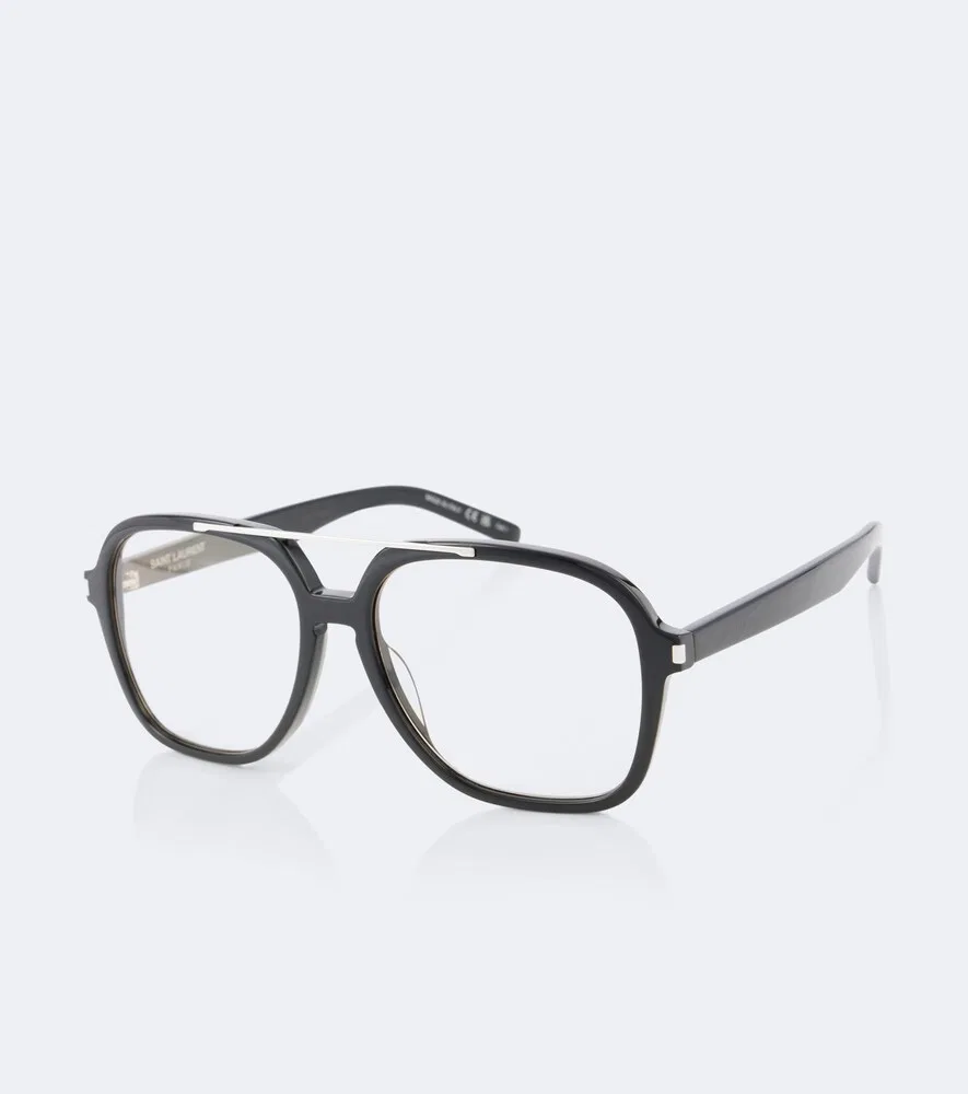 картинка Квадратные очки SL 545 Saint Laurent, черный от магазина Одежда+