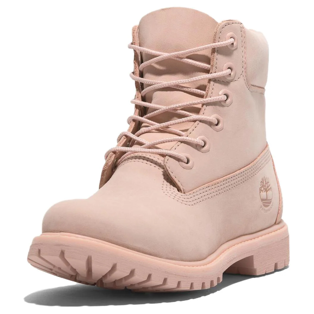 картинка Ботинки женские Timberland Premium, розовые от магазина Одежда+