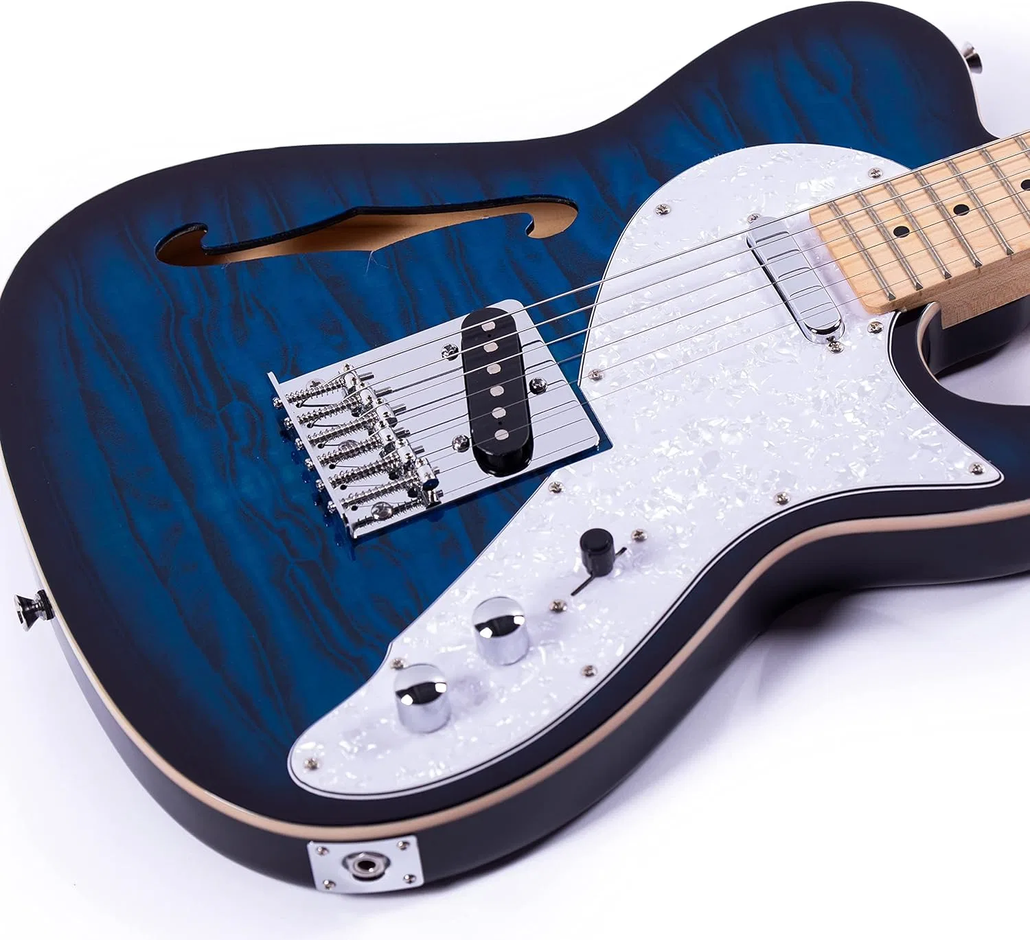 картинка Электрогитара полуакустическая Grote Telecaster, Blue от магазина Одежда+