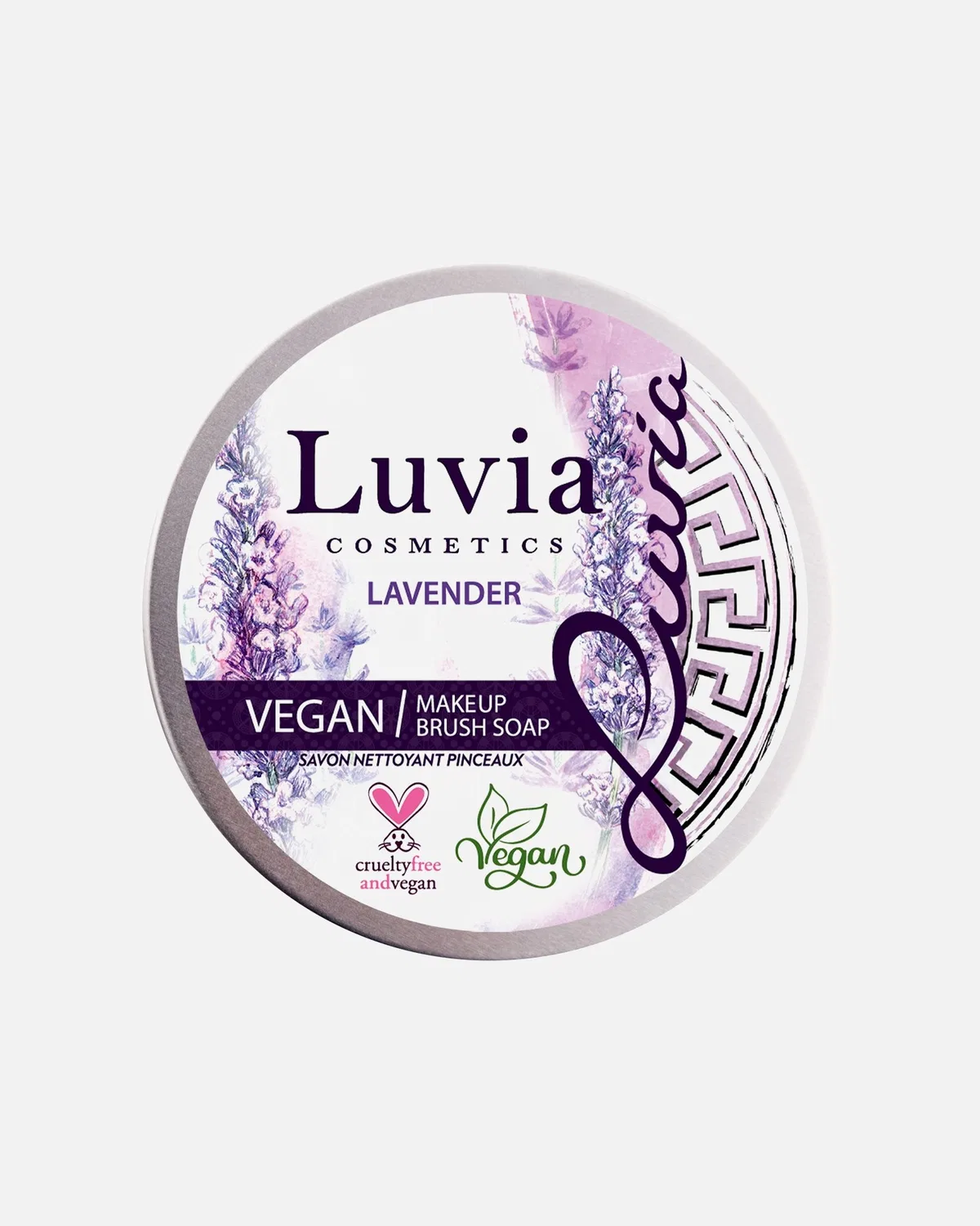 картинка Мыло для чистки кистей - лавандовое Luvia, 100 G от магазина Одежда+