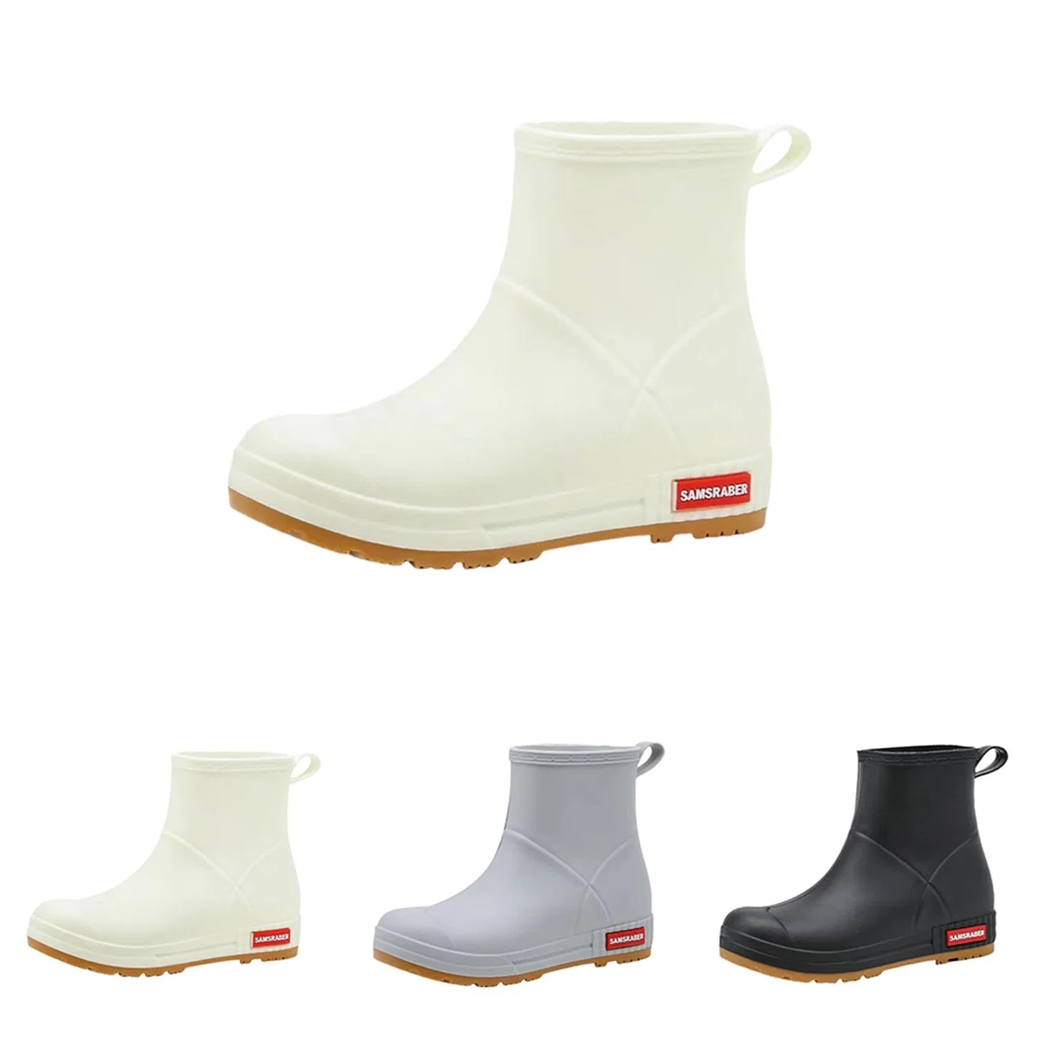 картинка Детские резиновые сапоги без каблука, Beige от магазина Одежда+