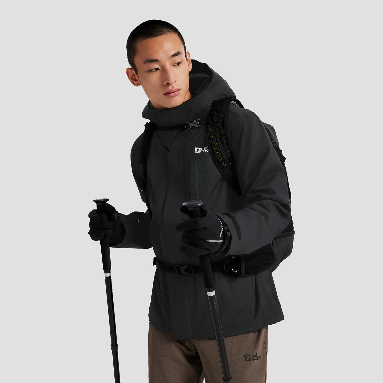 картинка Ветровка мужская Jack Wolfskin, черный от магазина Одежда+