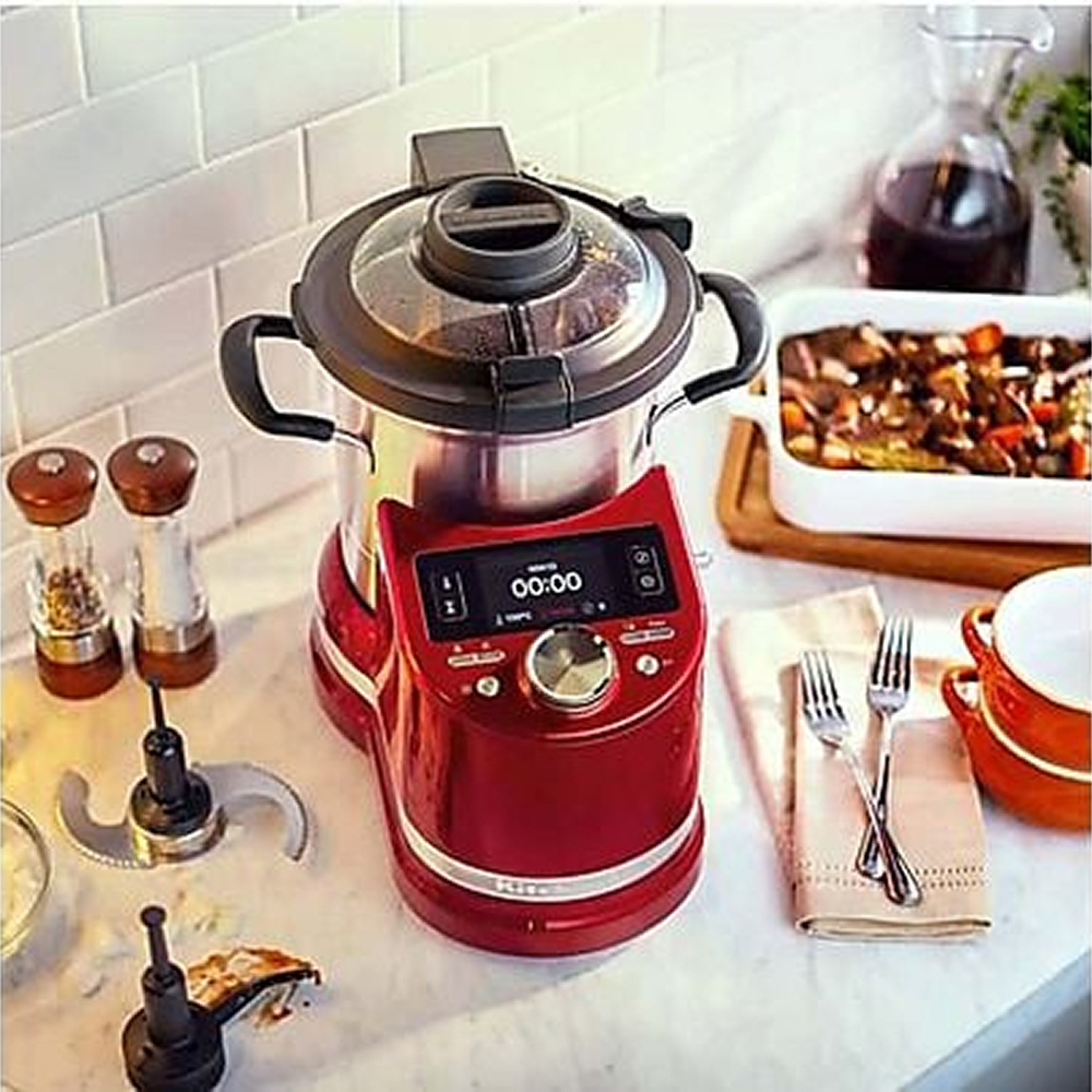 картинка Мультиварка KitchenAid 5KCF0201ECA, 4,5 л, 1500 Вт, красный от магазина Одежда+