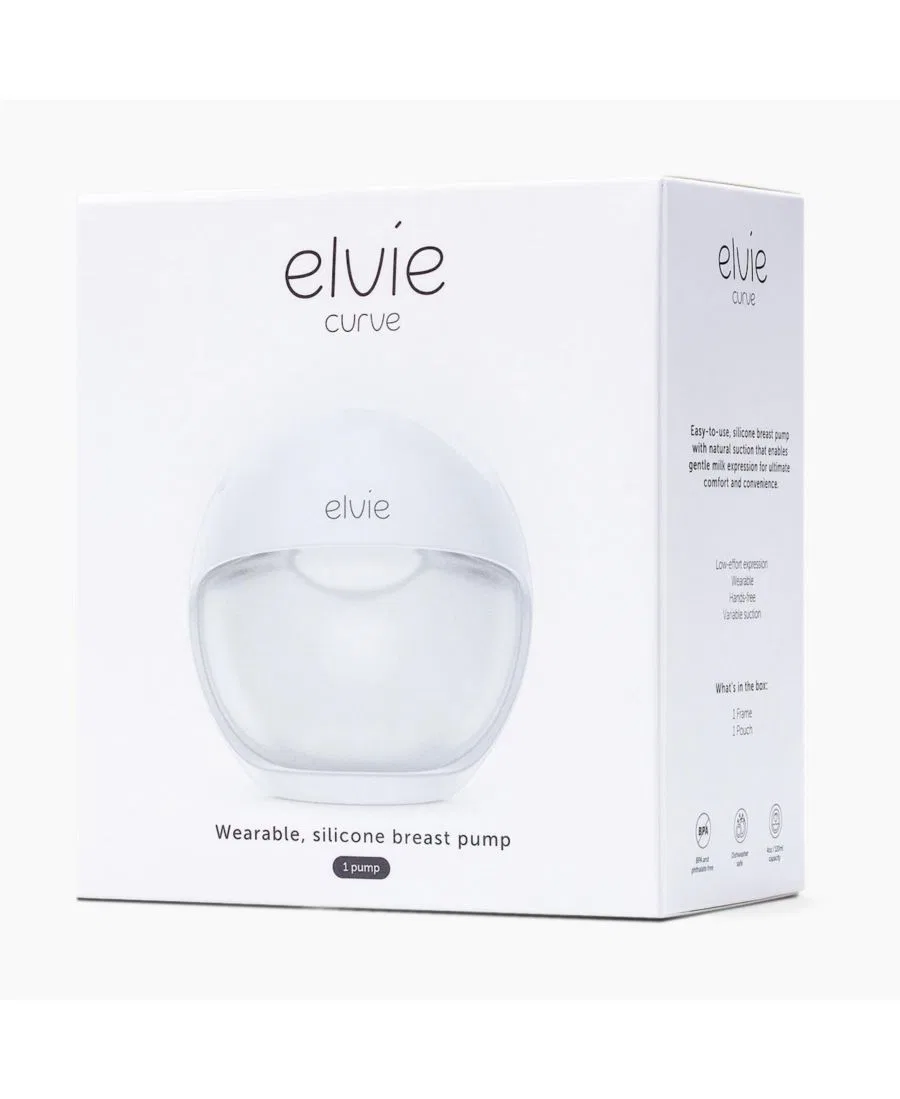 картинка Силиконовый молокоотсос Baby Curve, носимый в руке Elvie от магазина Одежда+