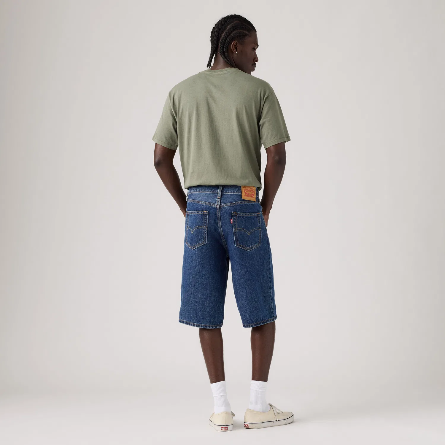 картинка Мужские шорты Levi's 470 Baggy, синий от магазина Одежда+