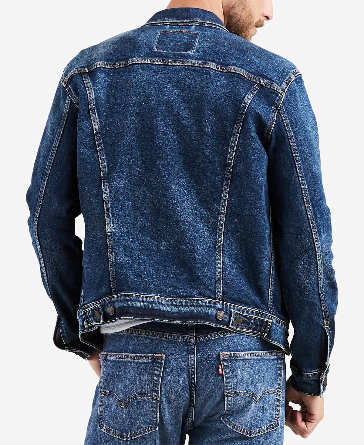 картинка Куртка Levi's Regular-Fit Stretch Denim Trucker, синий колуза от магазина Одежда+