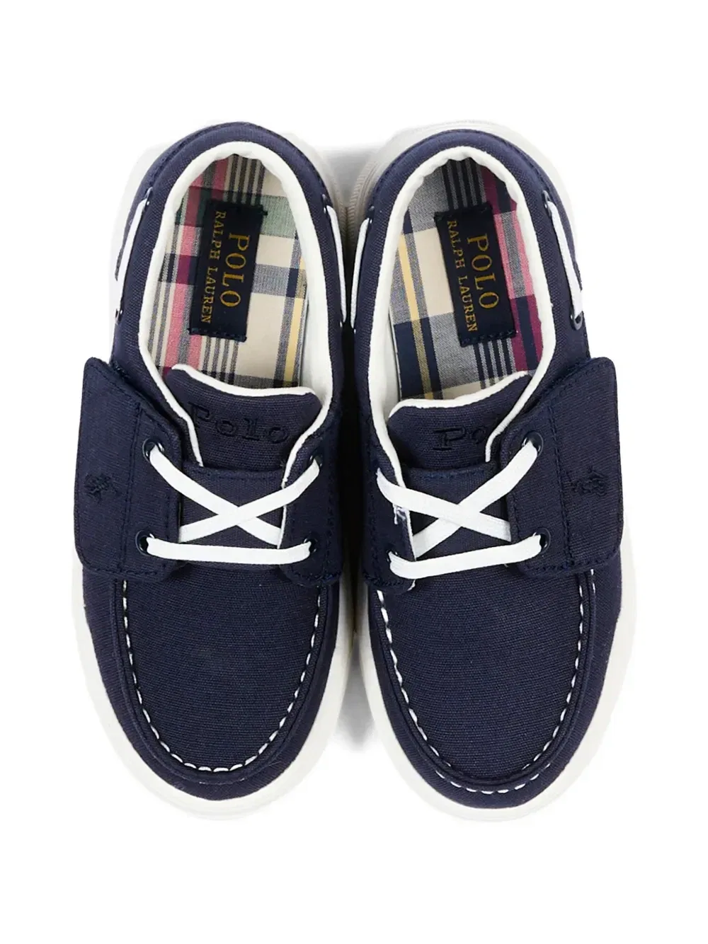 картинка Мокасины с завязками Polo Ralph Lauren Kids, синий от магазина Одежда+