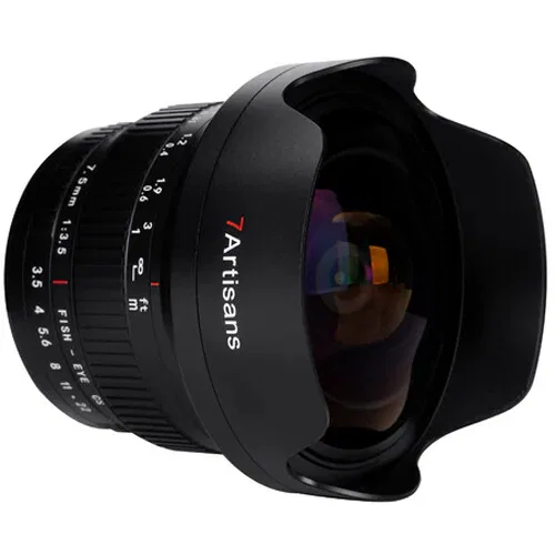 картинка Объектив 7Artisans 7.5mm f/3.5 Fisheye (Nikon F) от магазина Одежда+