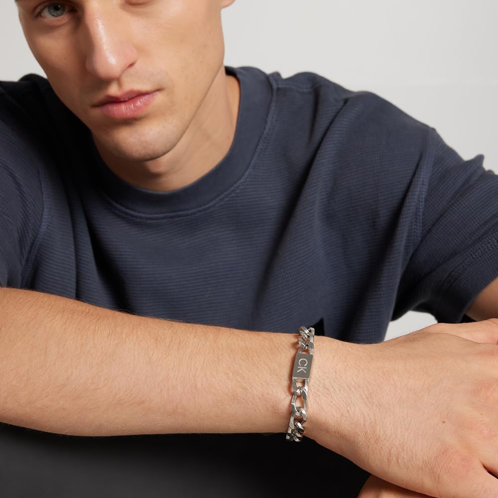 картинка Мужской браслет-цепочка Calvin Klein Jewelry, Silver от магазина Одежда+