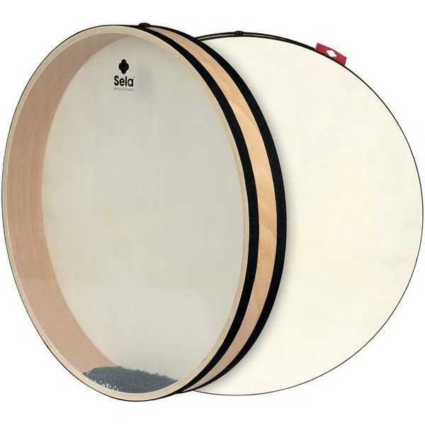 картинка Океанский барабан 45 см Sela, Ocean Drum, Natural/Black от магазина Одежда+