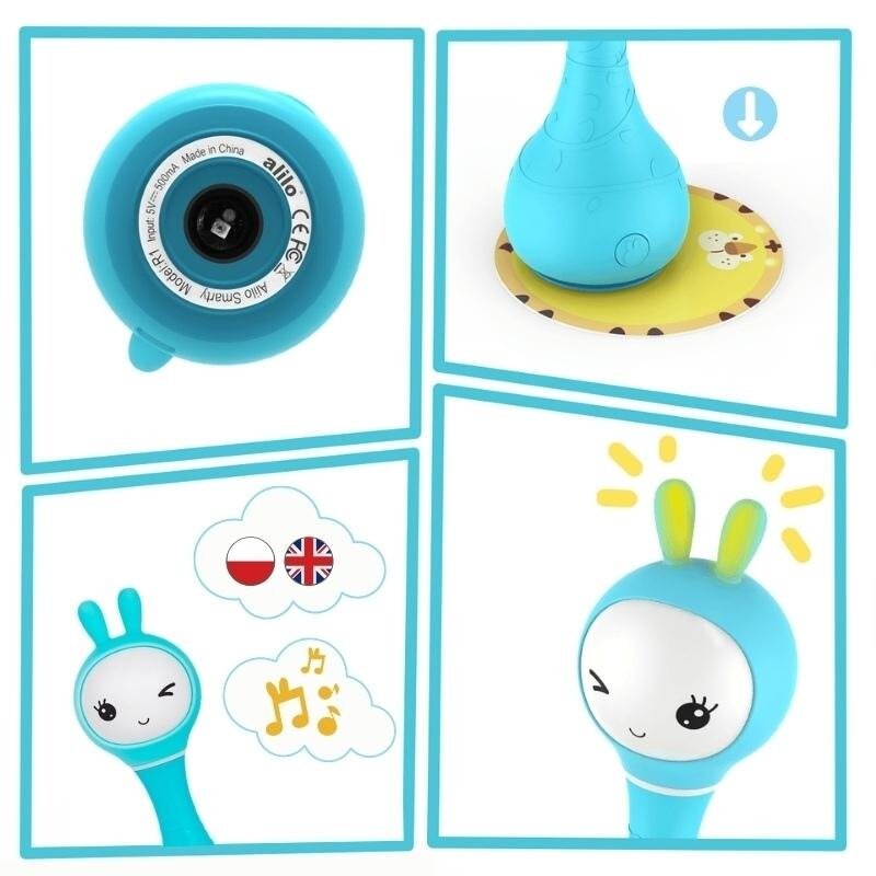 картинка Alilo, Интерактивная игрушка Blue Bunny, Умный кролик от магазина Одежда+