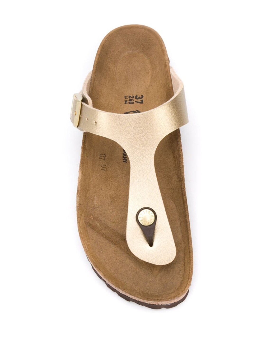 картинка Шлепанцы Birkenstock Gizeh, золотой от магазина Одежда+