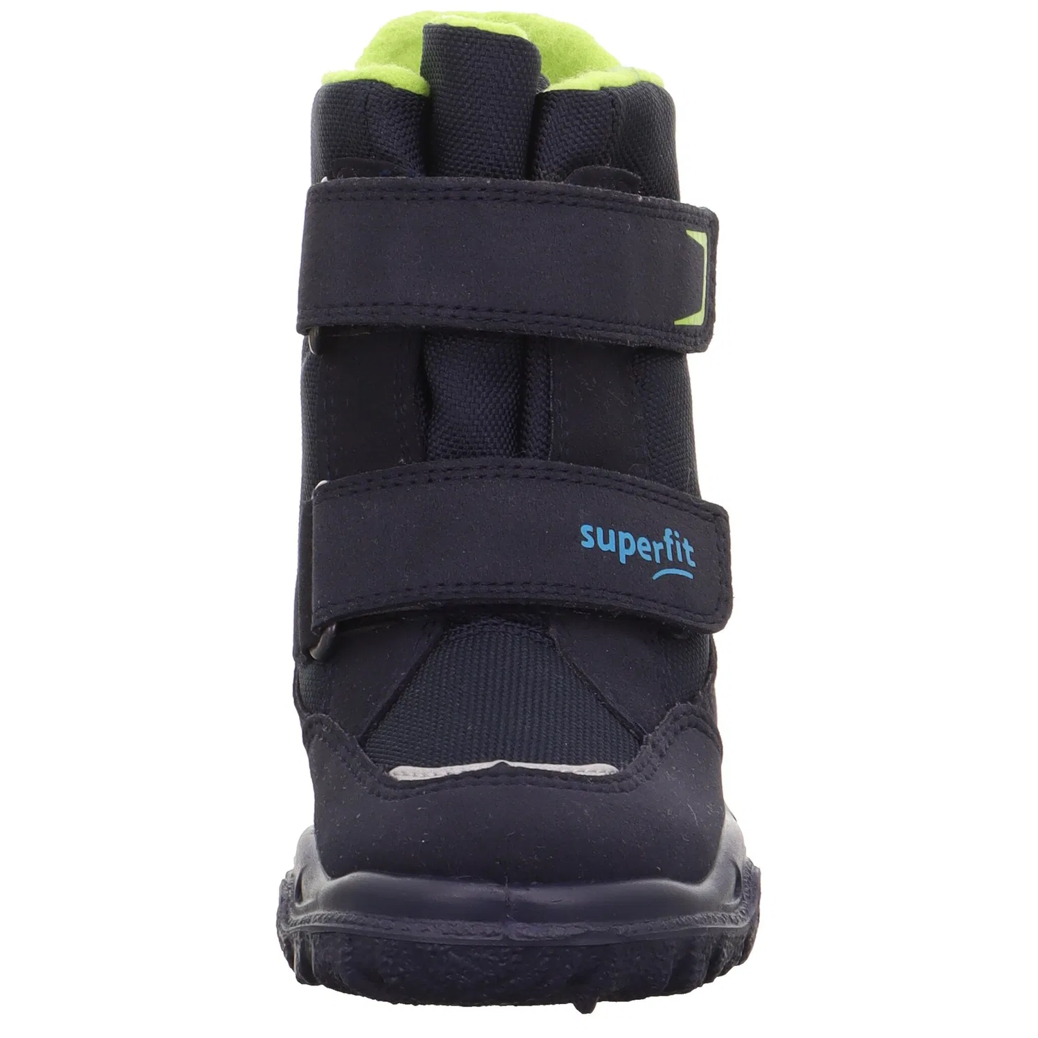 картинка Детские зимние дутики на липучках Superfit, Dark Blue/Light Green от магазина Одежда+