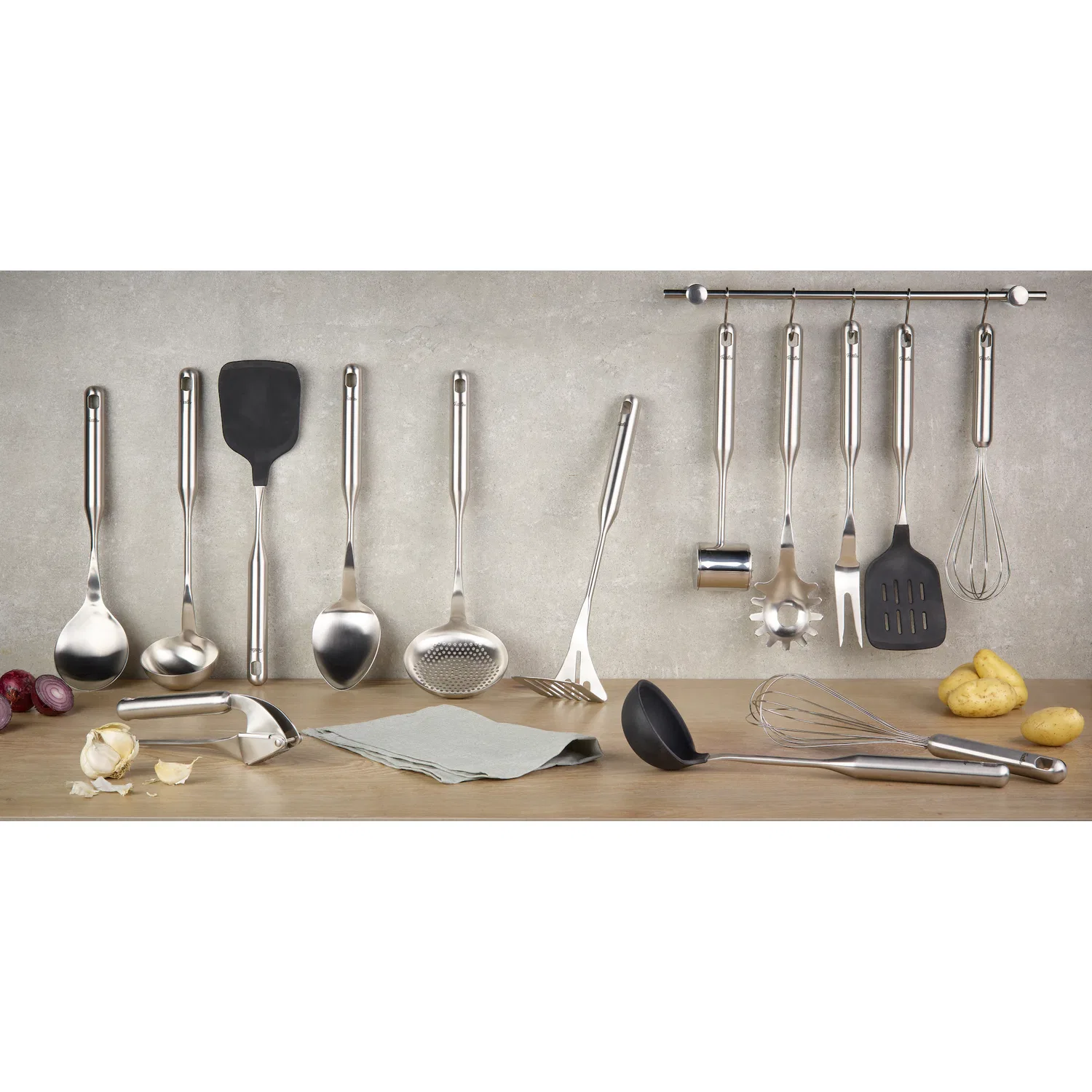 картинка Половник с силиконовой головкой Fissler Essential, Нержавеющая Сталь от магазина Одежда+