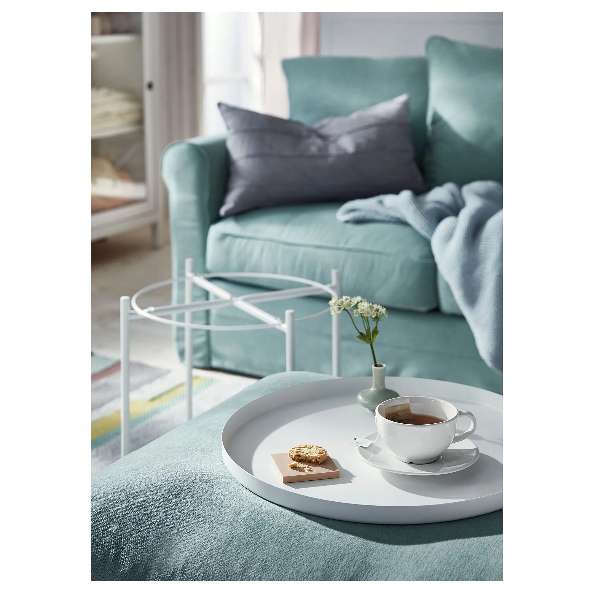 картинка Стол-поднос, белый, 45x53 см, GLADOM IKEA от магазина Одежда+