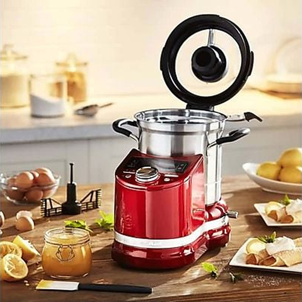 картинка Мультиварка KitchenAid 5KCF0201ECA, 4,5 л, 1500 Вт, красный от магазина Одежда+