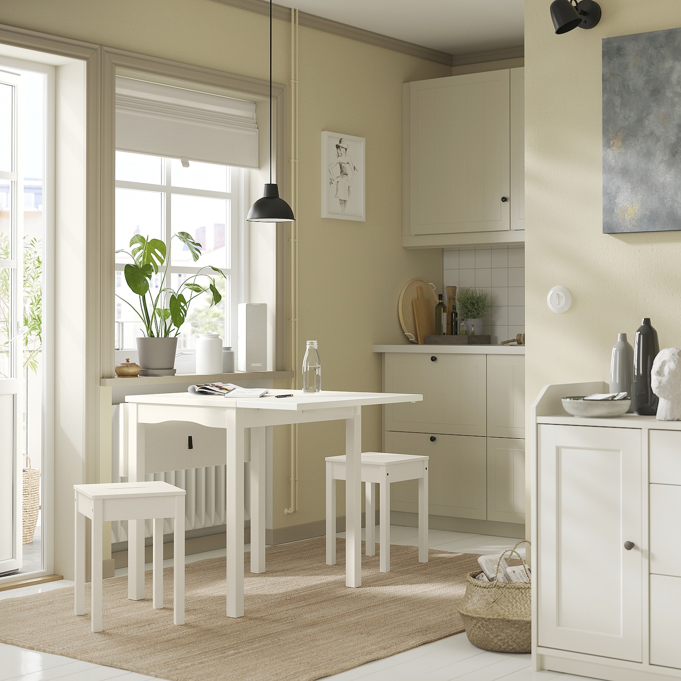 картинка Табурет IKEA, белый от магазина Одежда+