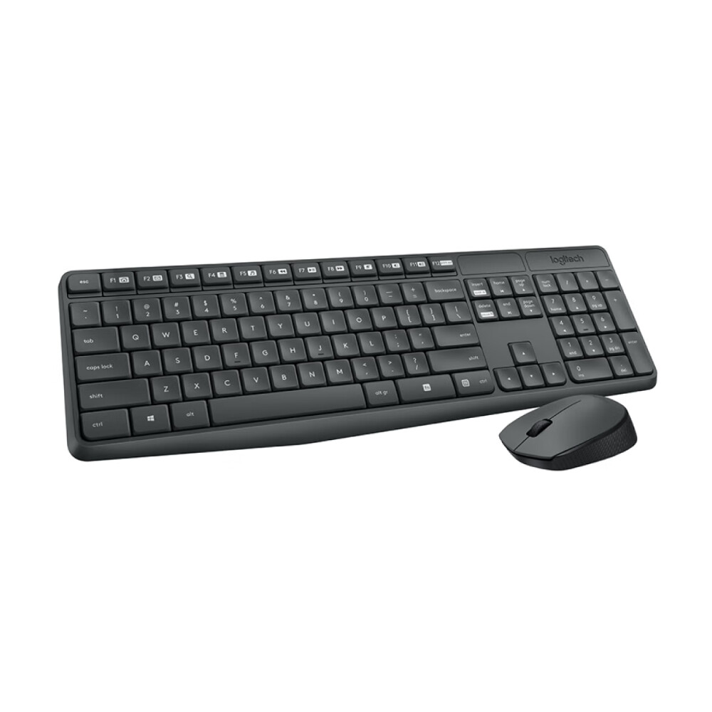 картинка Комплект периферии Logitech MK235 (клавиатура + мышь), черный от магазина Одежда+