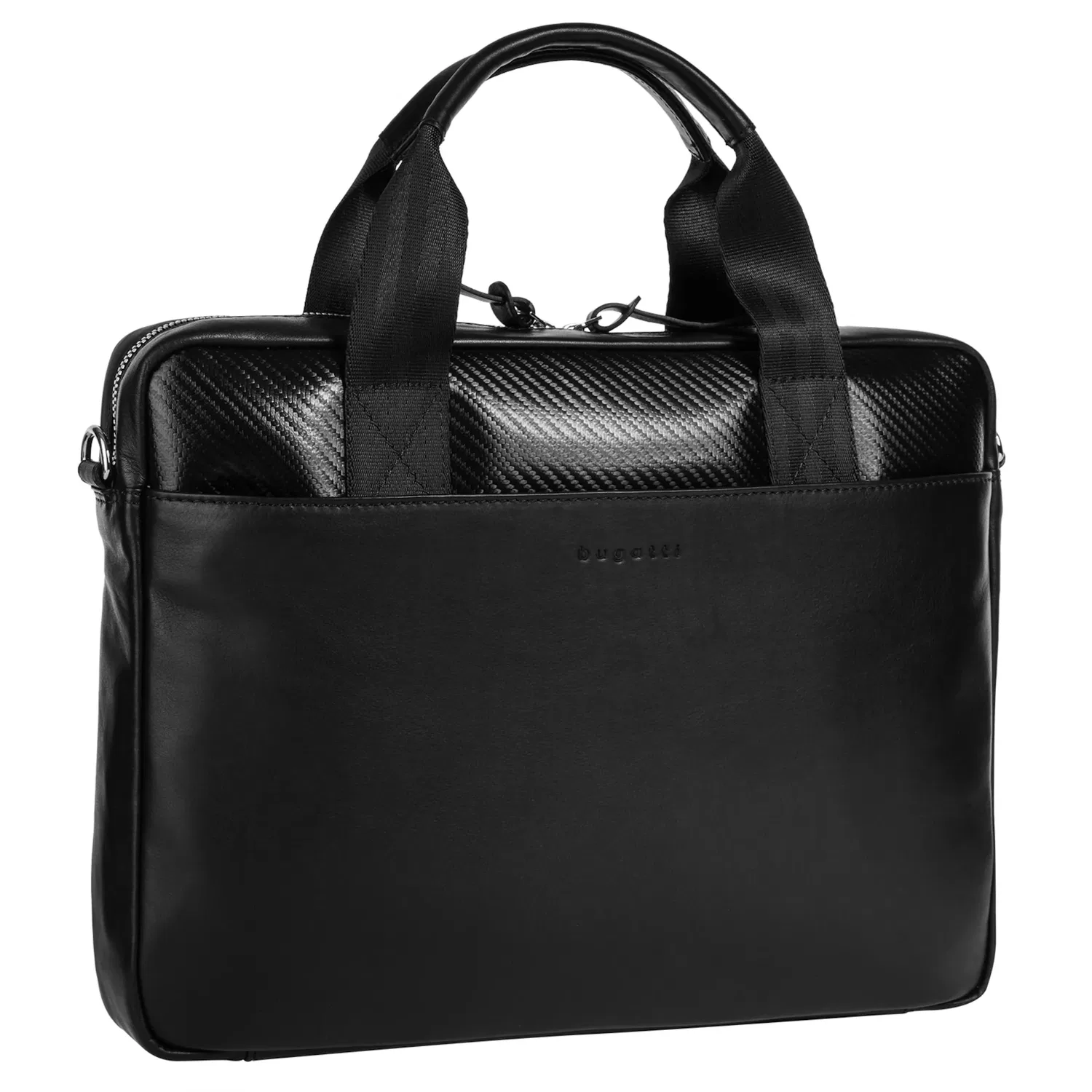 картинка Кожаный портфель COMET BAGS bugatti, Black от магазина Одежда+