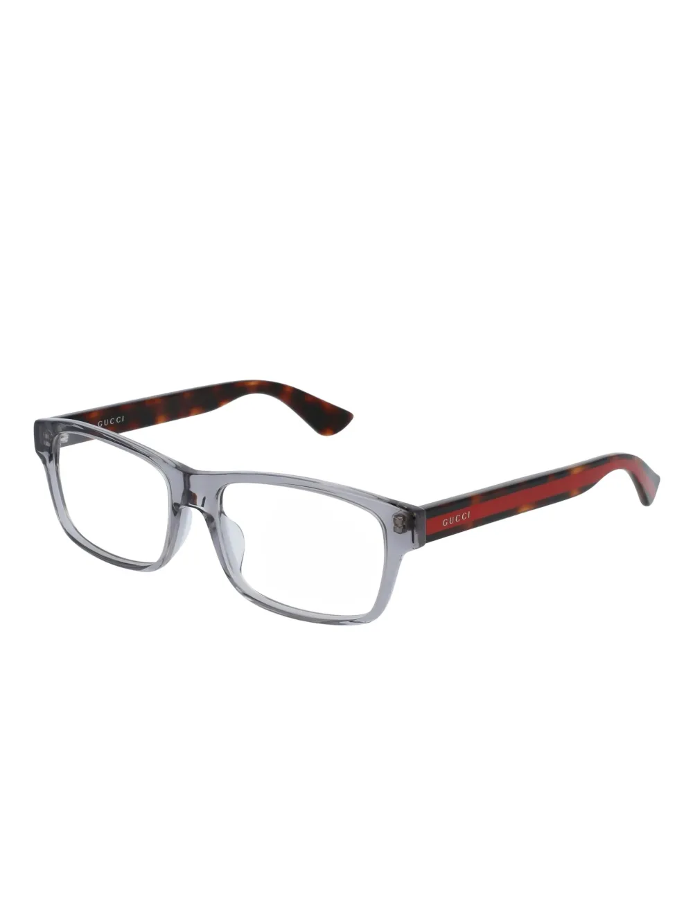 картинка Очки в прямоугольной оправе Gucci Eyewear, серый от магазина Одежда+