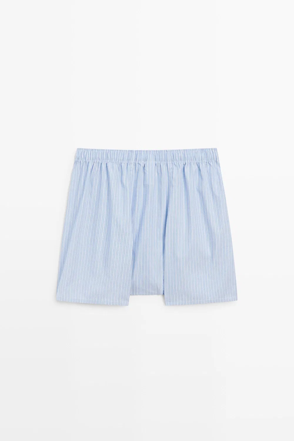 картинка Боксеры Massimo Dutti 100% Cotton Striped, небесно-голубой от магазина Одежда+