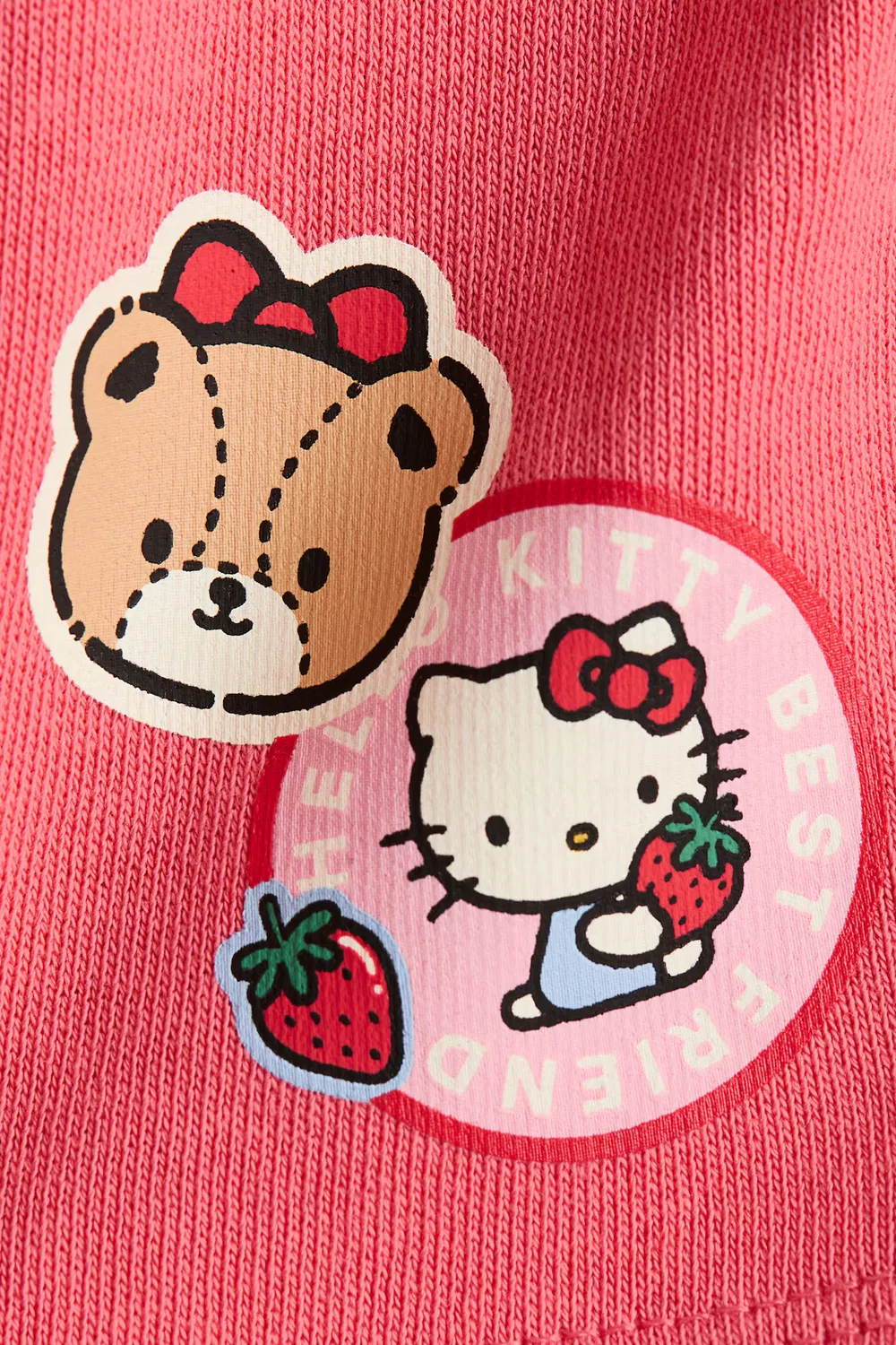 картинка Хлопковые шорты с принтом H&M, Hellrot/Hello Kitty от магазина Одежда+