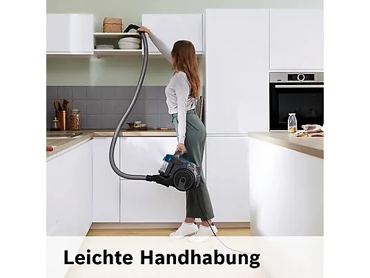 картинка Пылесос Bosch BGC05A220A Serie 2, серый / синий от магазина Одежда+