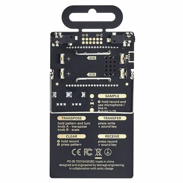 картинка Сэмплер Teenage Engineering PO-35 speak, Black от магазина Одежда+