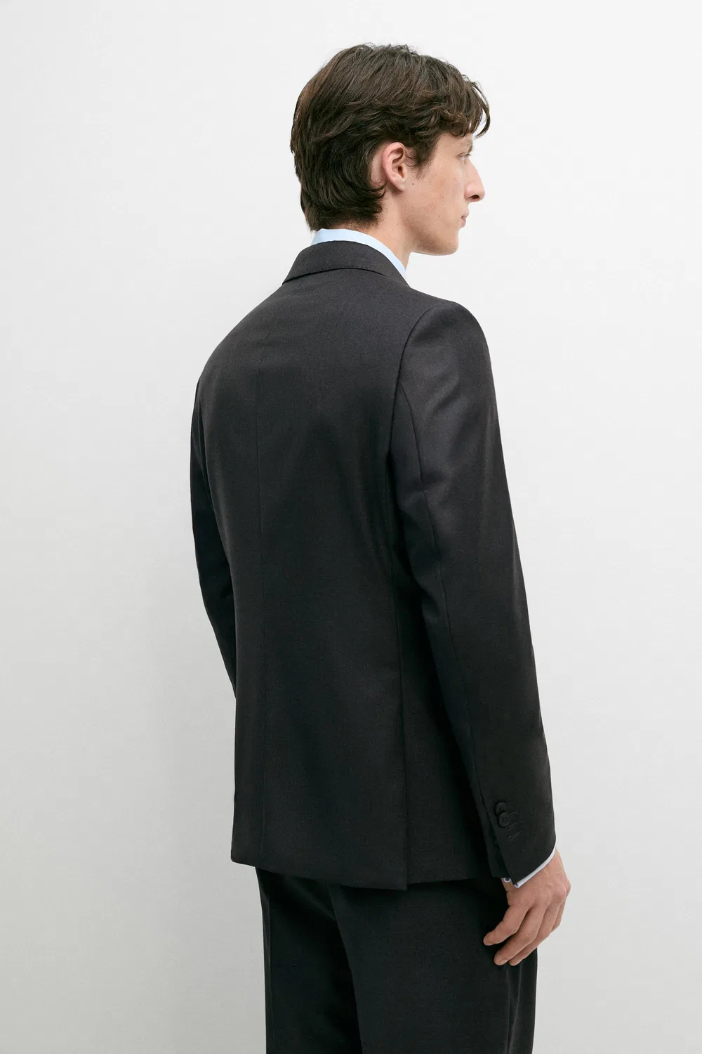 картинка Пиджак Massimo Dutti 100% Cool Wool Suit , угольно-серый от магазина Одежда+