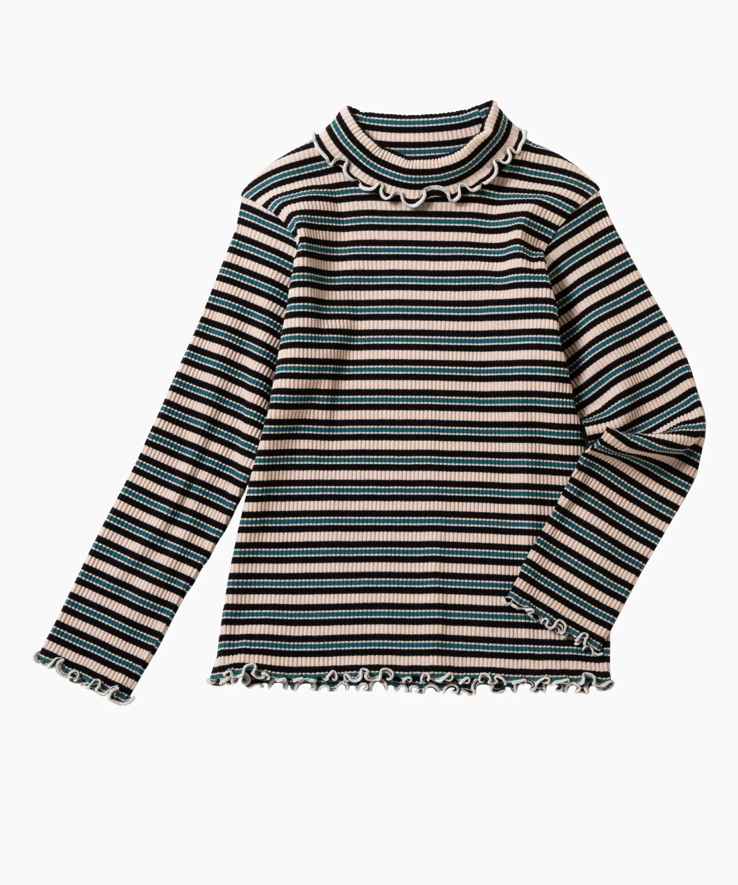 картинка Водолазка в рубчик Ever Closet, Green border от магазина Одежда+