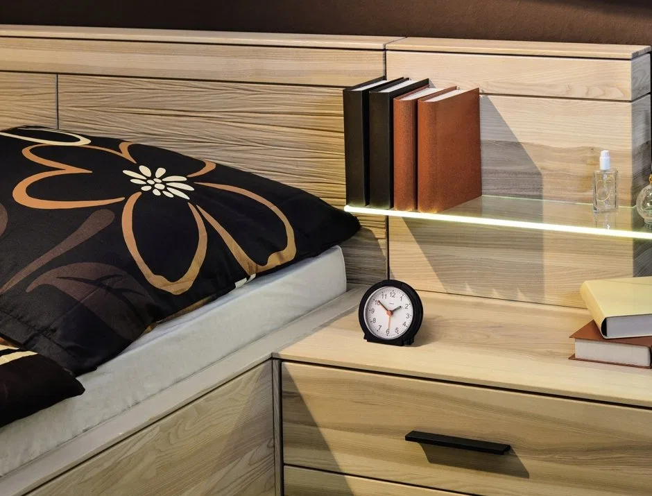 картинка Настольные часы с будильником Hama, Black от магазина Одежда+