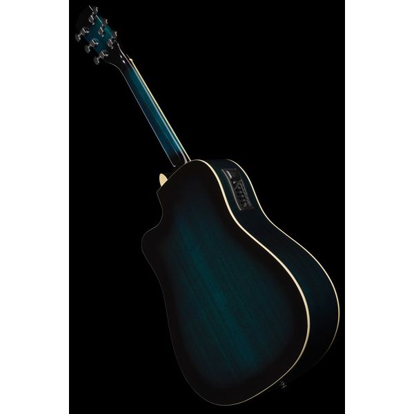 картинка Гитара Harley Benton D-120CE TB, голубой/черный от магазина Одежда+