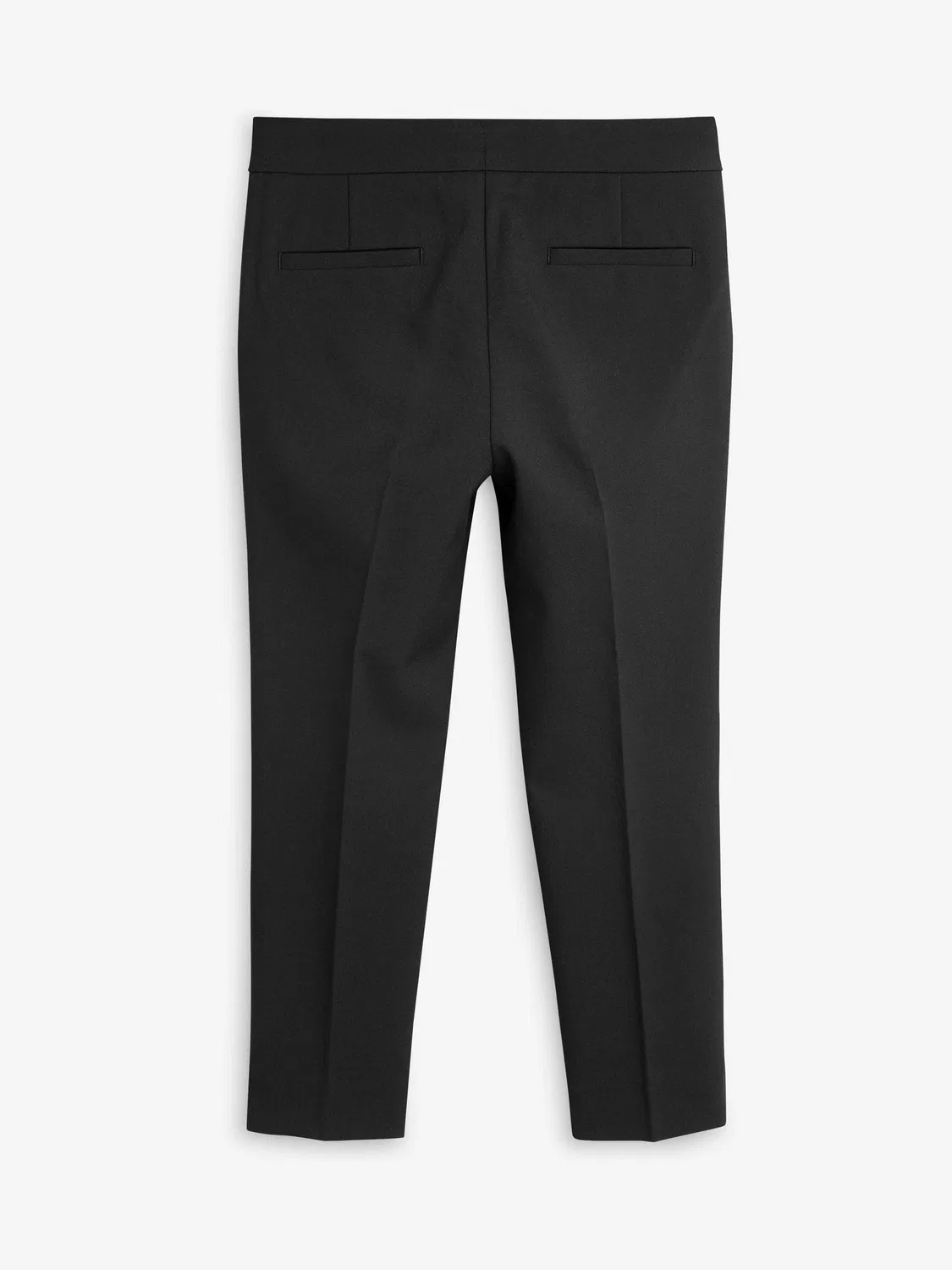 картинка Брюки школьные, зауженные, Black Plain Front School Trousers Next, черный от магазина Одежда+