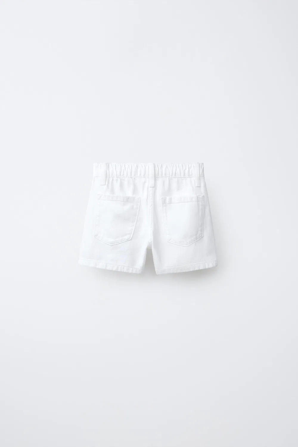 картинка Джинсовая юбка-бермуда ZARA, White от магазина Одежда+