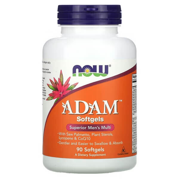 картинка Мультивитамины для мужчин ADAM NOW Foods, 90 капсул от магазина Одежда+