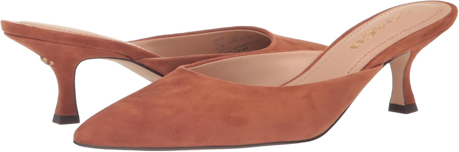 картинка Женские мюли Coach Renn из кожи, Burnished Amber от магазина Одежда+