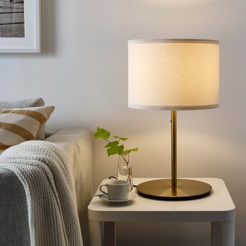 картинка Абажур Ikea Ringsta, 33 см, белый от магазина Одежда+