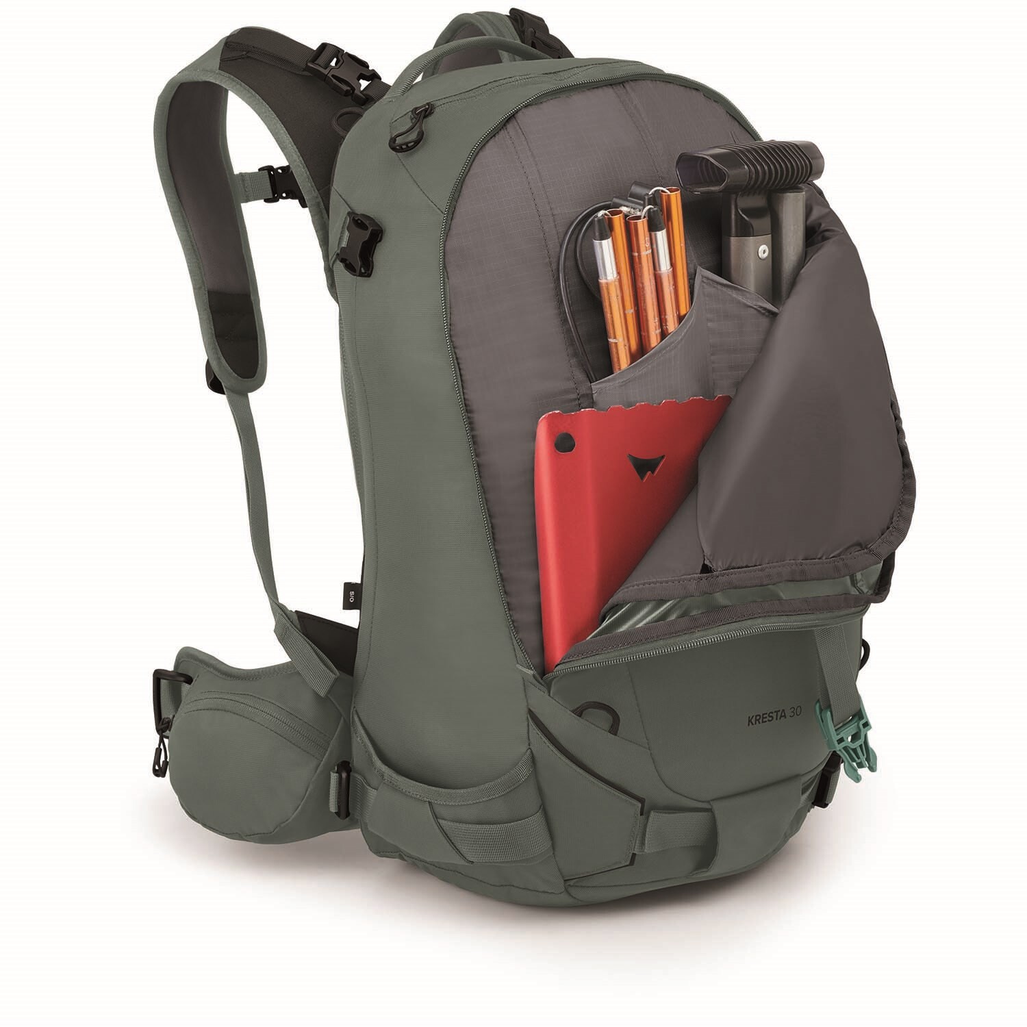 картинка Рюкзак Osprey Kresta 30, зеленый от магазина Одежда+